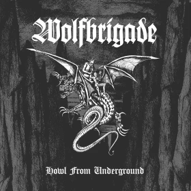 WOLFBRIGADE · Howl From Underground | GREY/BLACK DUST LP (Crust Punk/Death Metal Vinyl) · Bild 1