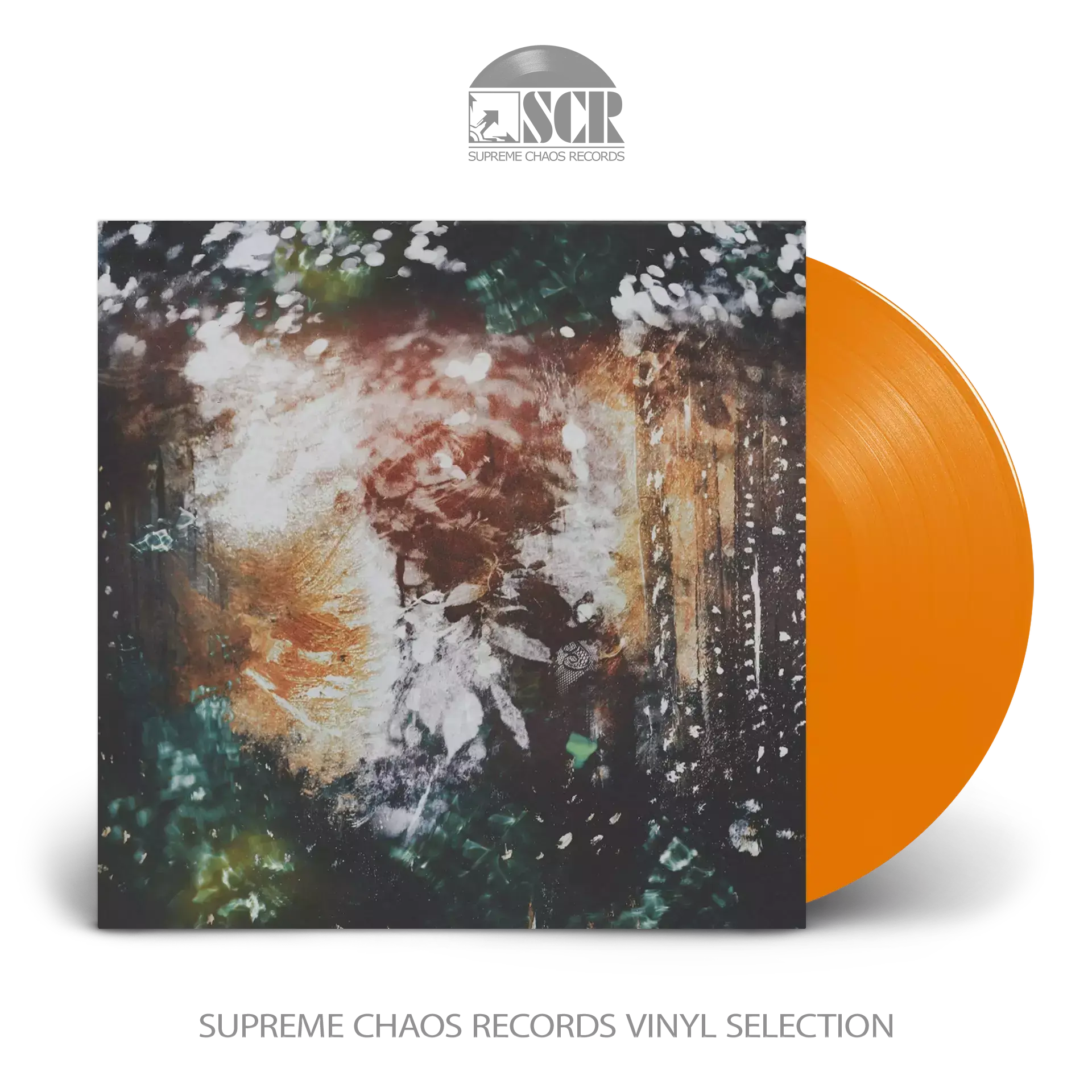 SYLVAINE / UNREQVITED - Time Without End · ORANGE LP (Post Black Metal Vinyl)