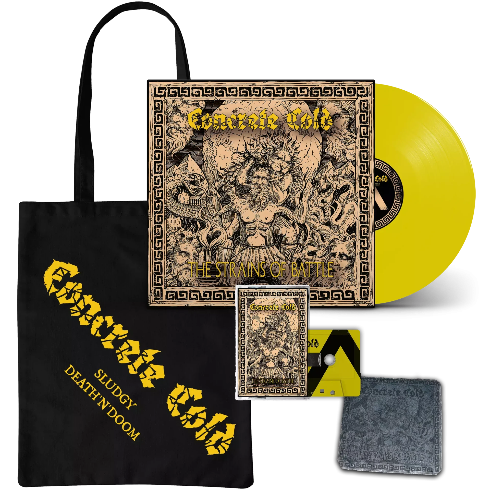CONCRETE COLD - The Strains Of Battle · VINYL BUNDLE CONCRETE COLD - The Strains Of Battle · VINYL BUNDLE (Death Metal/Sludge Metal Vinyl)
