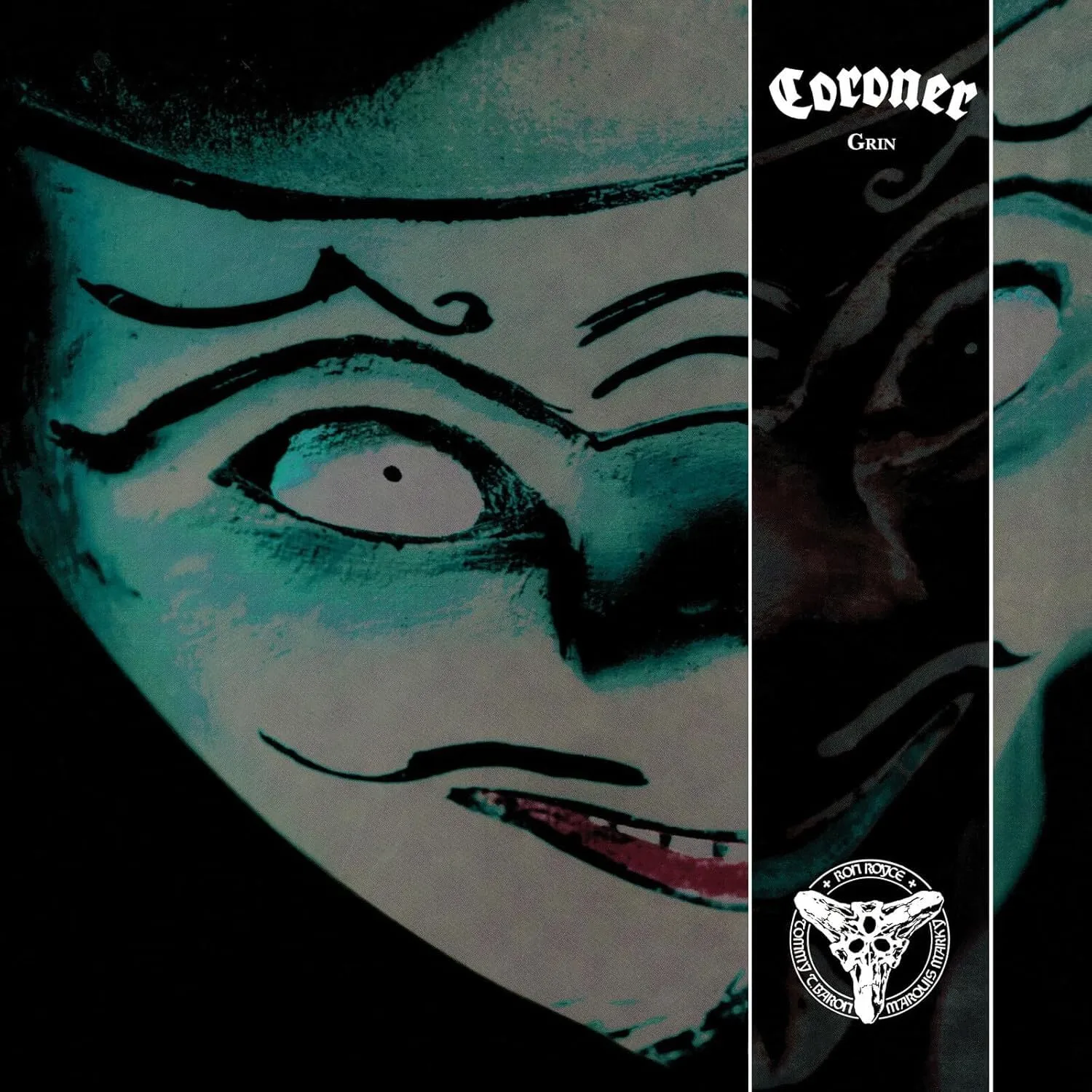 CORONER · Grin | CLEAR/BLACK MARBLED 2LP (Thrash Metal/Progressive Metal Vinyl) · Bild 1