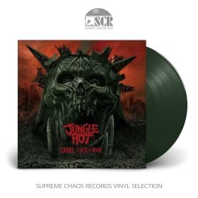 JUNGLE ROT · Cruel Face Of War | JUNGLE GREEN LP (Death Metal Vinyl)