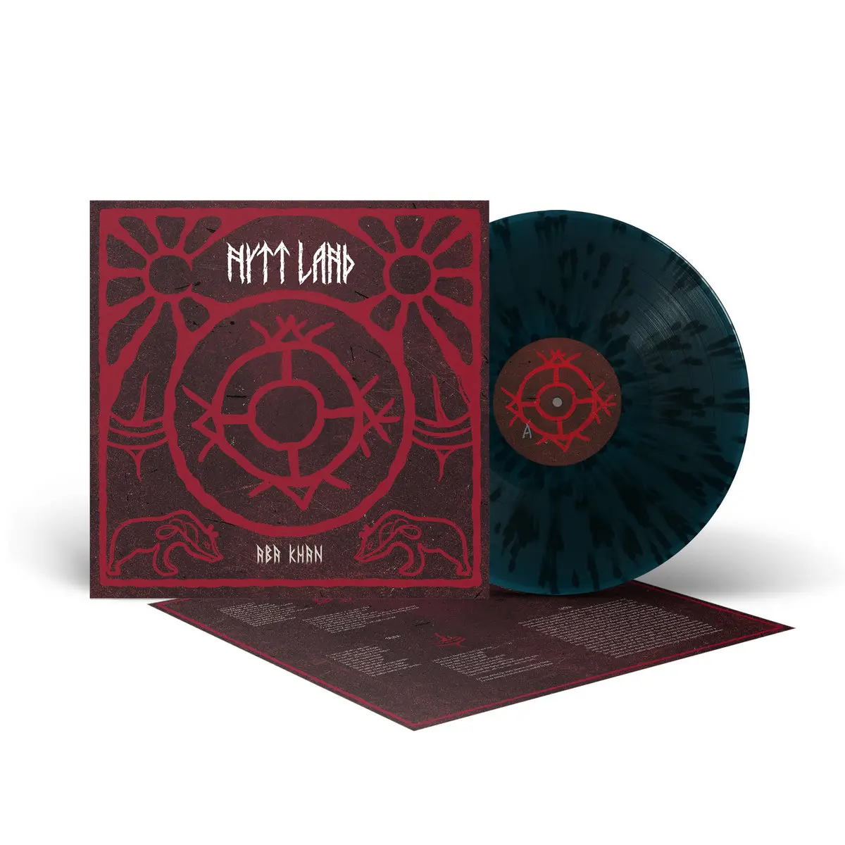 NYTT LAND · Aba Khan | BLUE/BLACK SPLATTER LP (Ritual Dark Folk Vinyl) · Bild 3