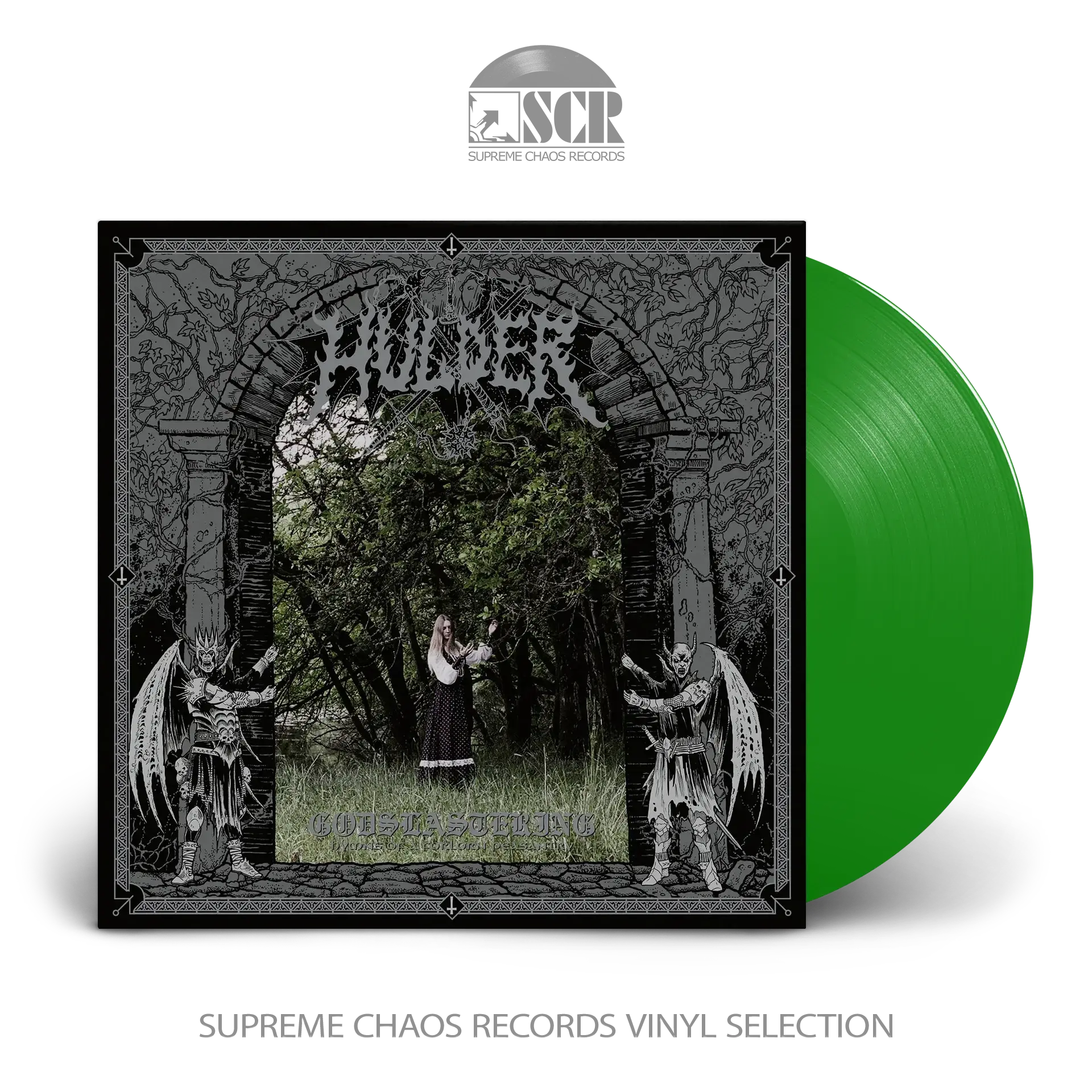 HULDER - Godslastering: Hymns of a Forlorn Peasantry [GREEN LP] (Black Metal Vinyl)