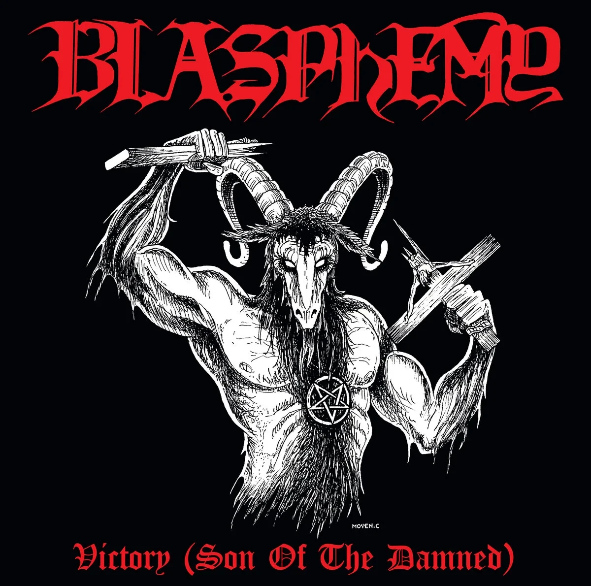BLASPHEMY · Victory (Son of the Damned) | BLACK 2LP (Black Metal Vinyl) · Bild 1