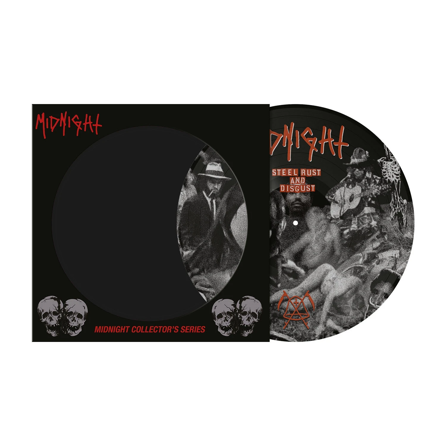 MIDNIGHT · Steel, Rust and Disgust | PICTURE DISC LP (Black Metal/Heavy Metal Vinyl)