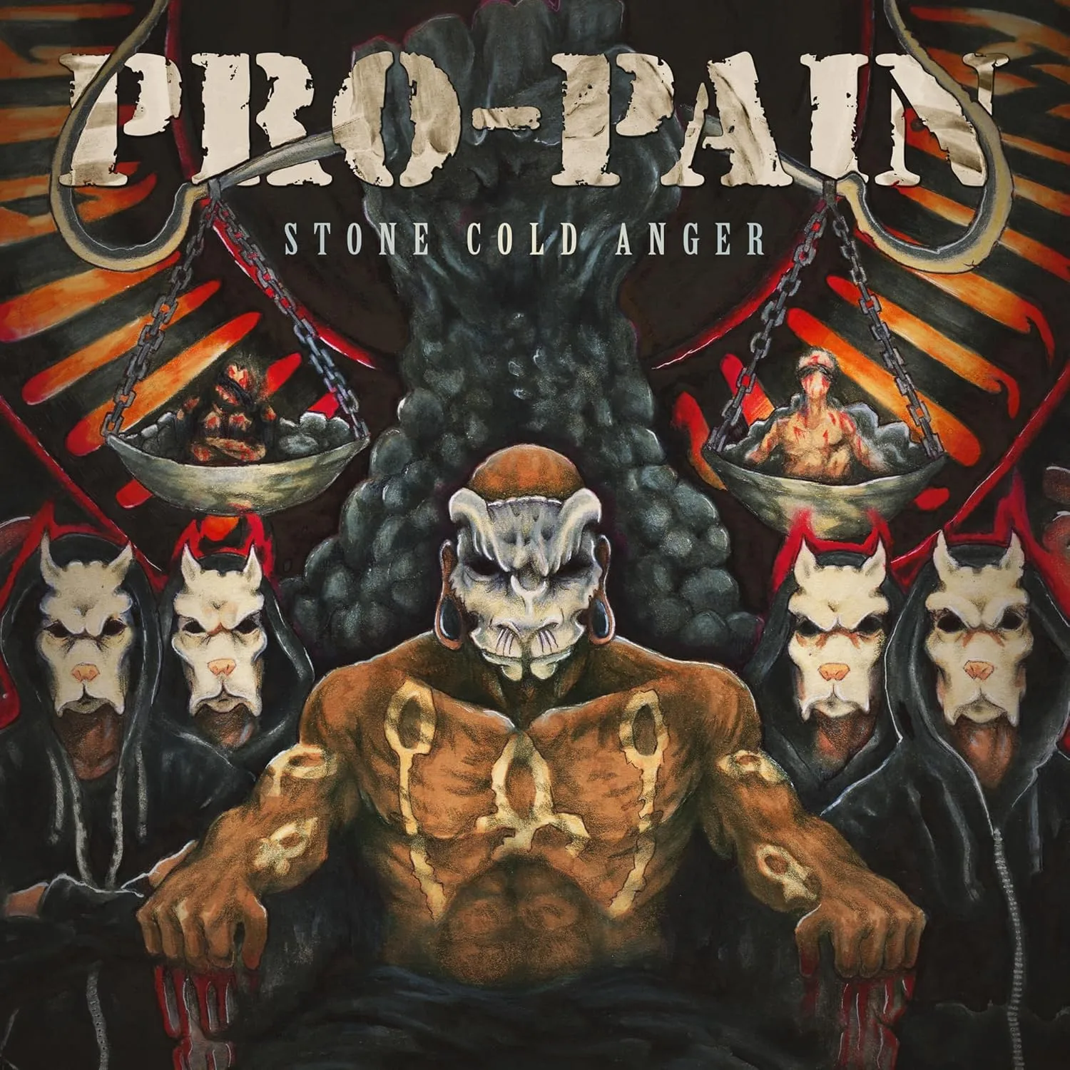 PRO-PAIN - Stone Cold Anger [ORANGE LP] (Hardcore Vinyl) · Bild 1