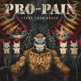 PRO-PAIN - Stone Cold Anger [ORANGE LP] (Hardcore Vinyl) · Bild 1