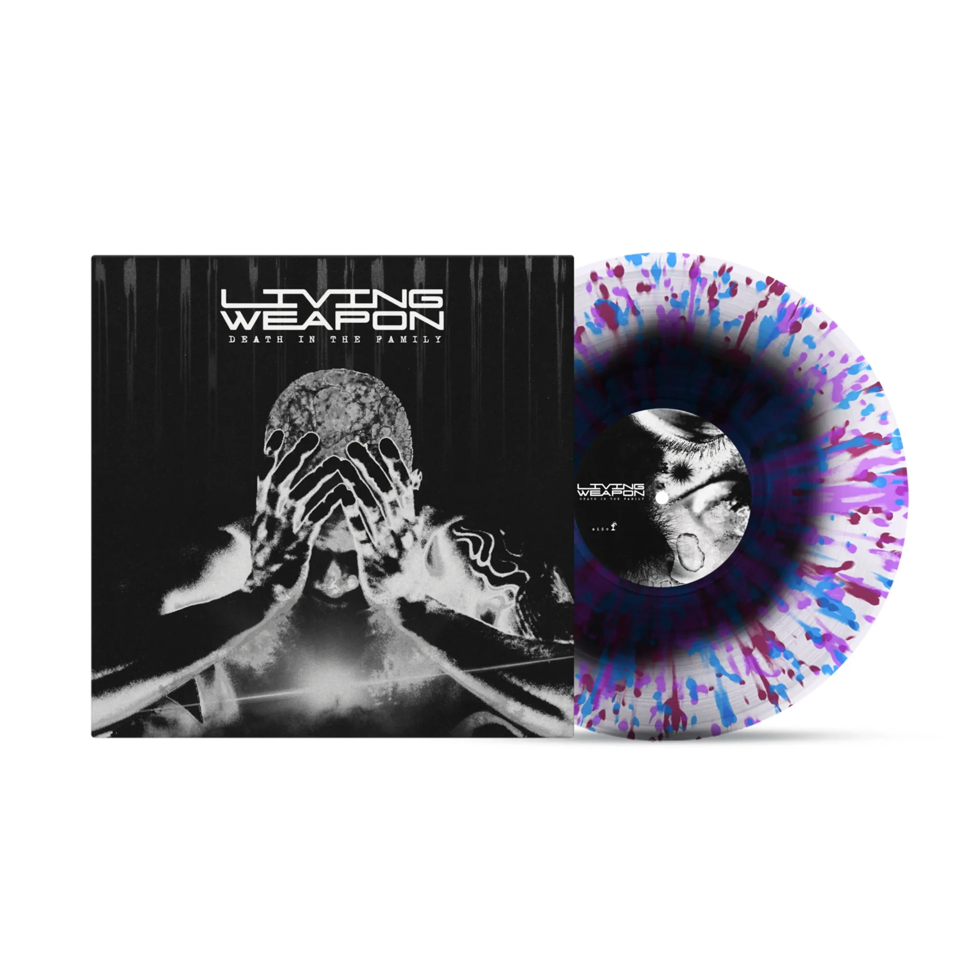 LIVING WEAPON · Death In The Family | SPLATTER  LP (Metalcore Vinyl)