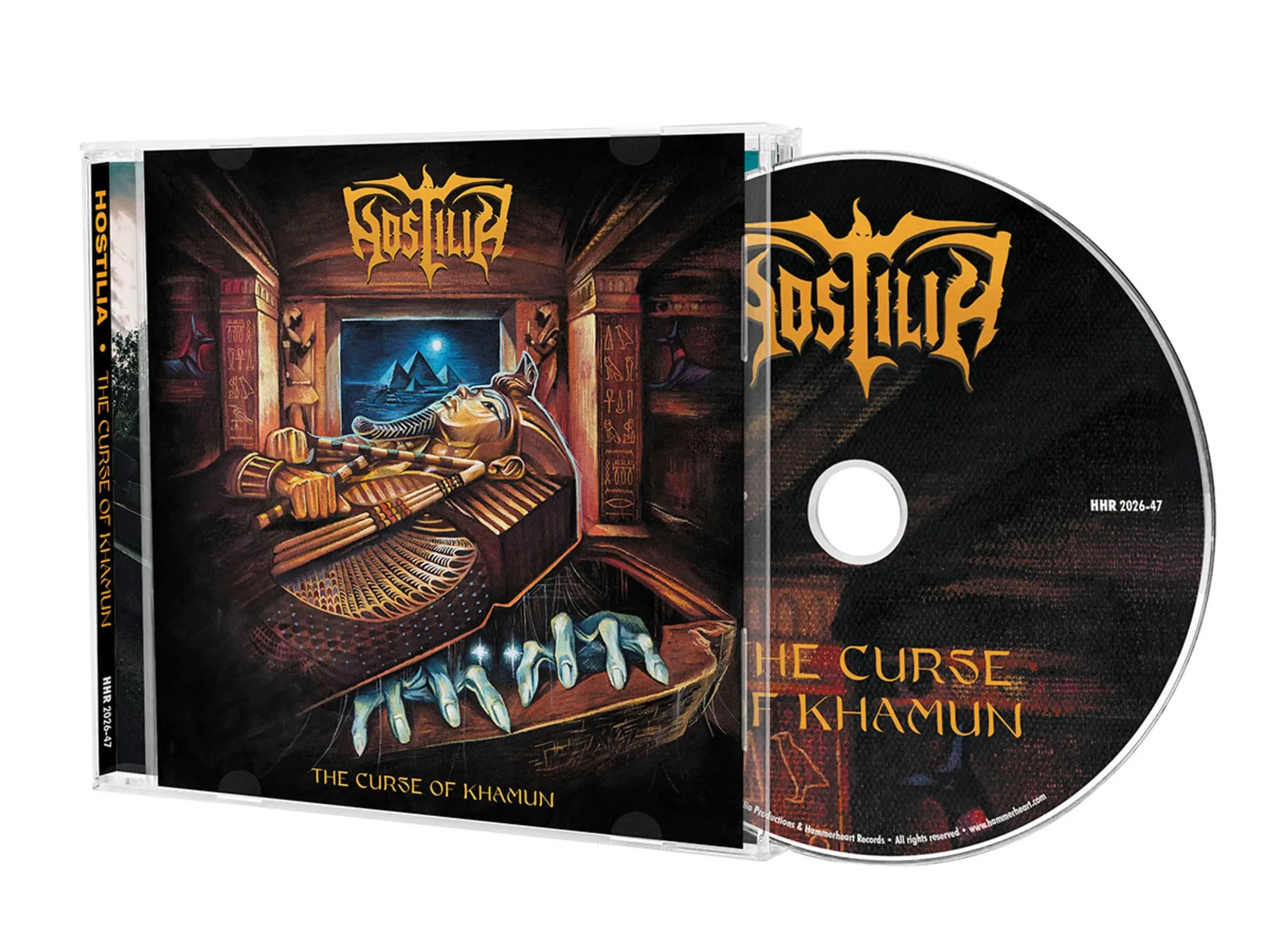 HOSTILIA · The Curse of Khamun | CD (Thrash Metal CDs) · Bild 2