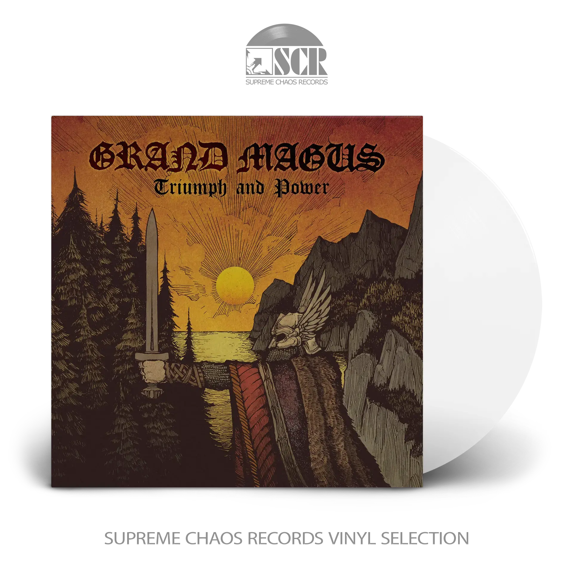 GRAND MAGUS · Triumph And Power | TRANSPARENT CRYSTAL CLEAR LP (Heavy Metal Vinyl)