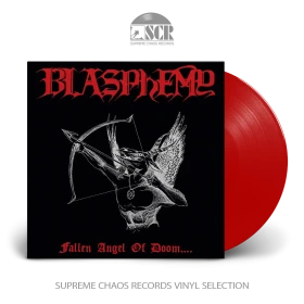 BLASPHEMY · Fallen Angel of Doom | RUBY RED LP (Black Metal Vinyl)