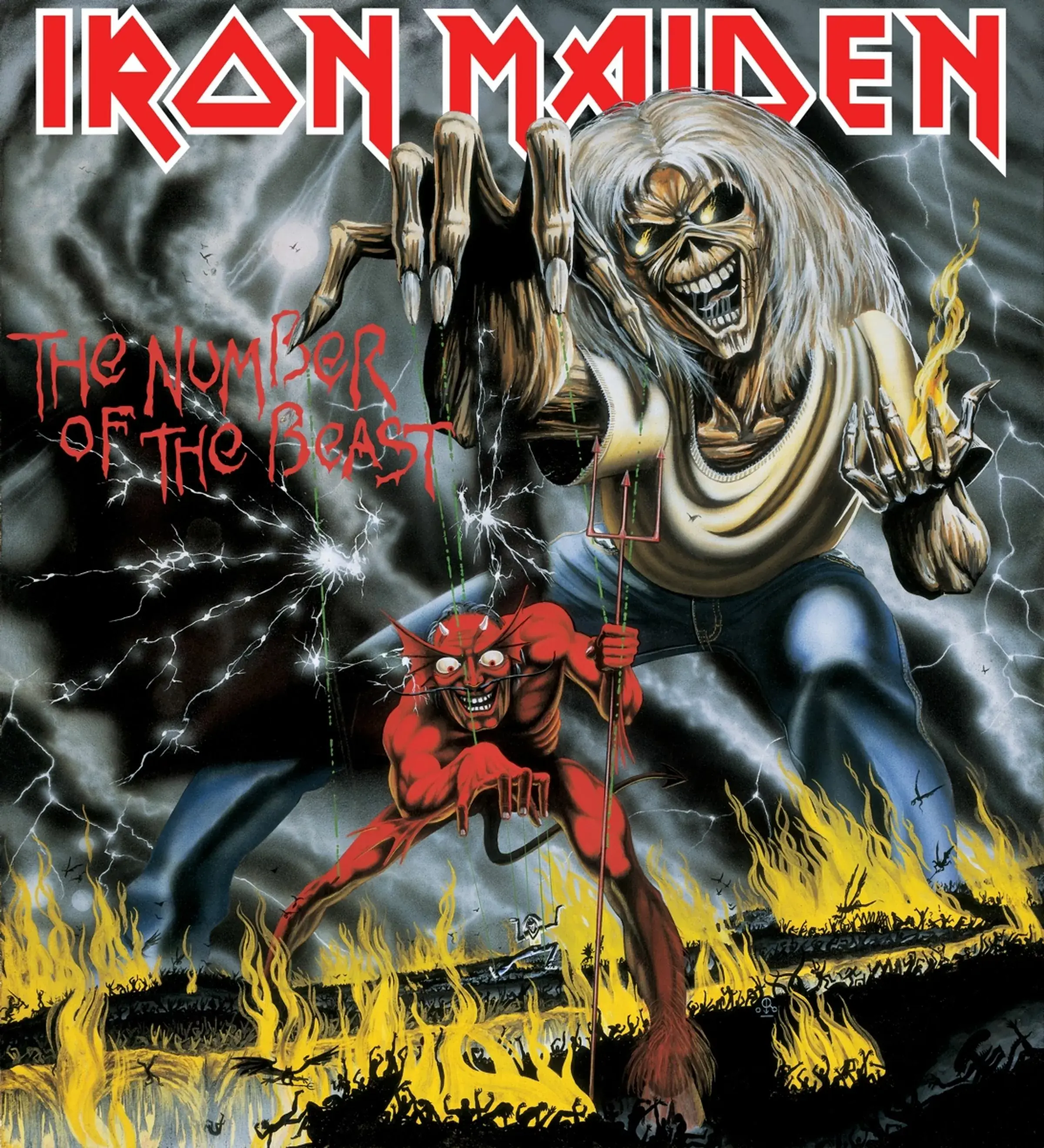 IRON MAIDEN · The Number Of The Beast (Remastered) | BLACK LP (Heavy Metal Vinyl) · Bild 1