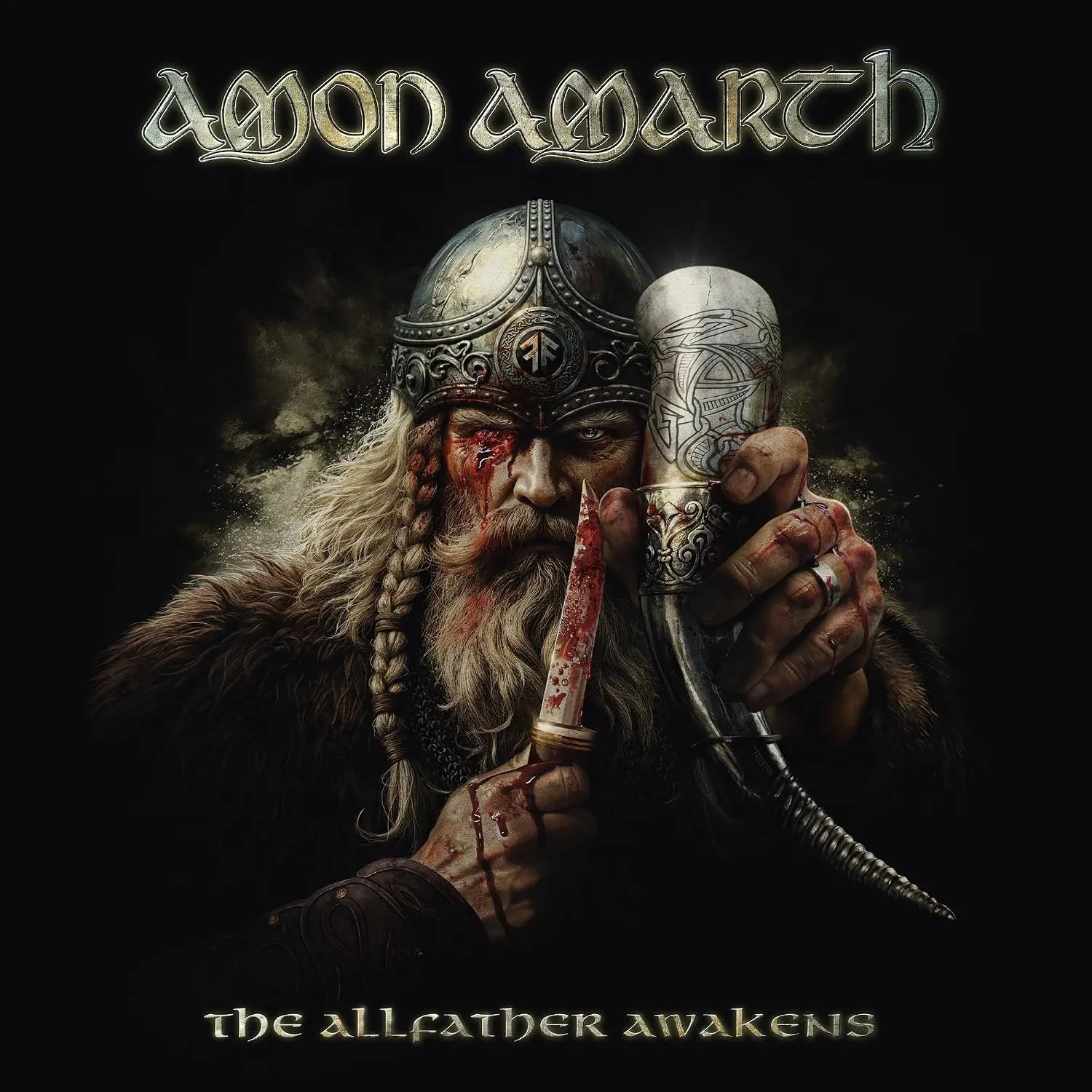 AMON AMARTH · The Allfather Awakens | BLUE MARBLED LP (Melodic Death Metal Vinyl) · Bild 1