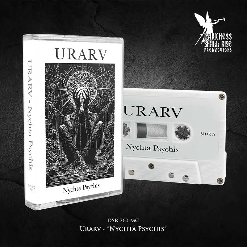 URARV · Nychta Psychis | WHITE TAPE (Black Metal Tapes)