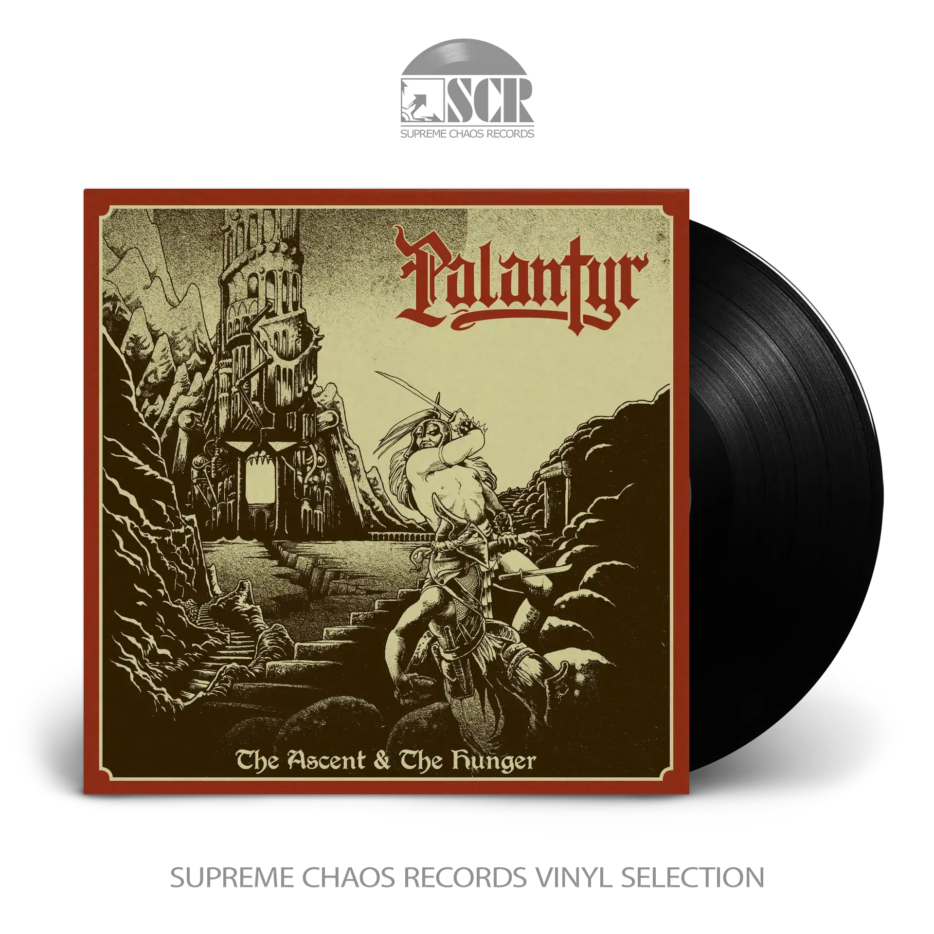 PALANTYR · The Ascent & The Hunger | BLACK LP (Heavy Metal/Speed Metal Vinyl)
