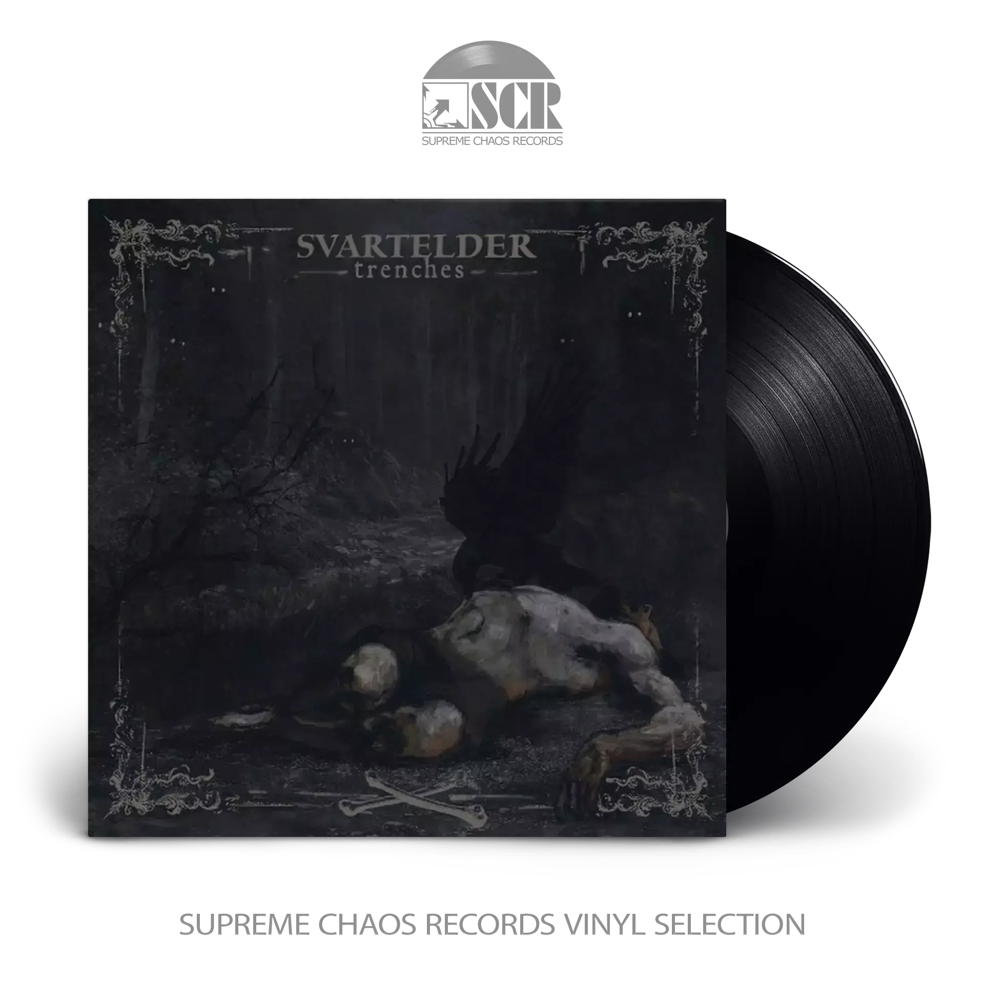 SVARTELDER · Trenches | BLACK LP (Black Metal Vinyl)