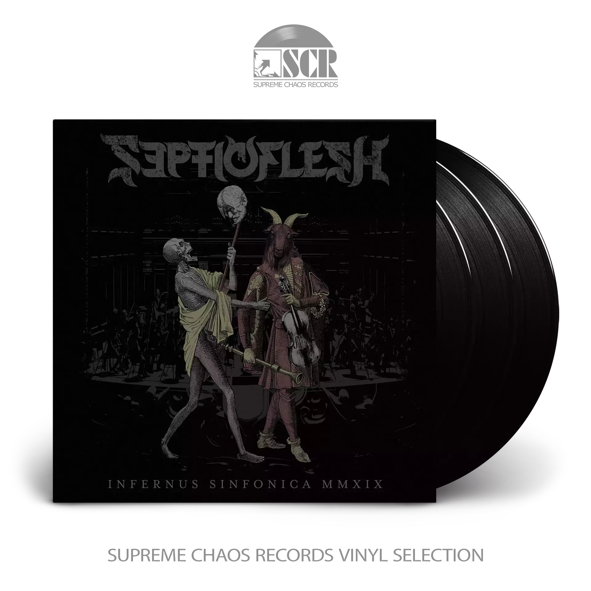 SEPTICFLESH · Infernus Sinfonica MMXIX | BLACK 3LP+DVD BOXLP (Death Metal/Grindcore Vinyl)