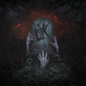 LIK · Necro | TOMBSTONE GREY MARBLED LP (Death Metal Vinyl) · Bild 1