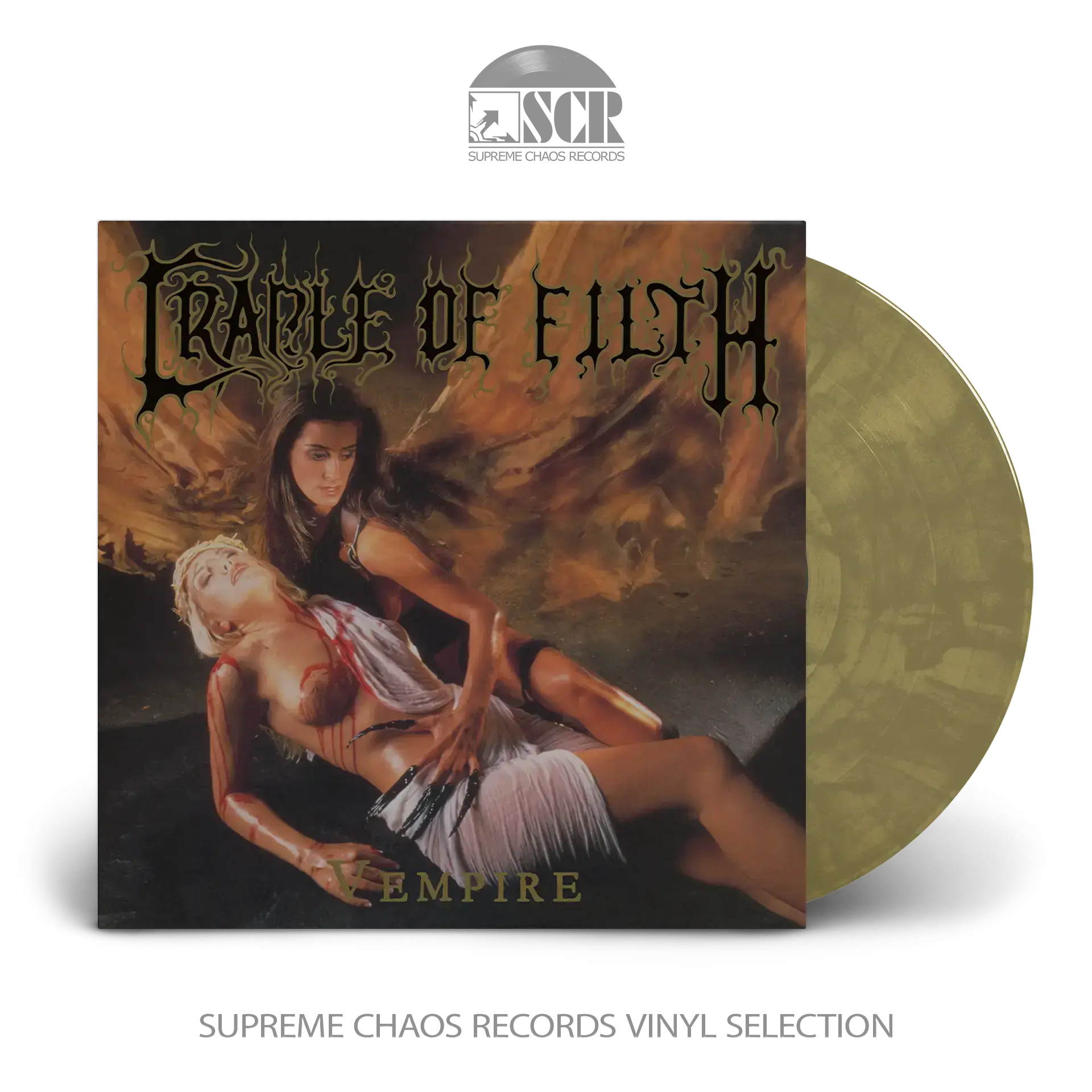 CRADLE OF FILTH · Vempire, Or Dark Faerytales In Phallustein | ORANGE/BLACK/WHEAT LP (Gothic Metal/Black Metal Vinyl)