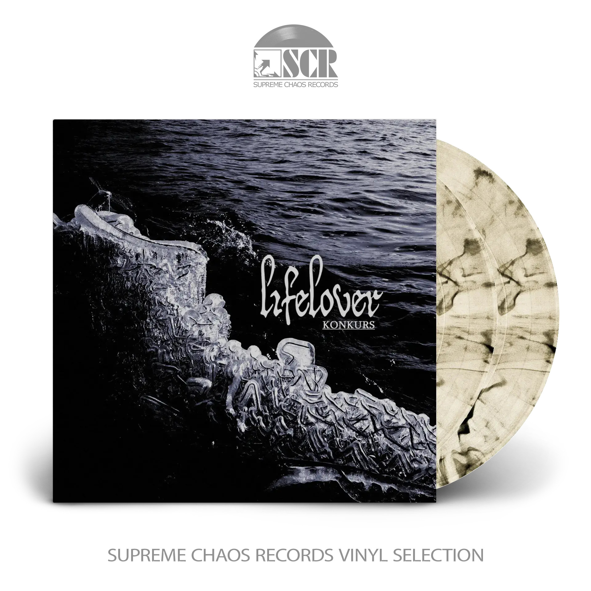 LIFELOVER · Konkurs | SMOKE MARBLED 2LP (Depressive Black Metal Vinyl)