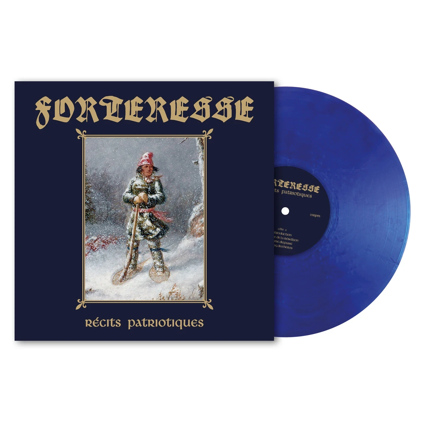 FORTERESSE · Récits Patriotiques | METALLIC BLUE LP (Black Metal Vinyl) · Bild 3