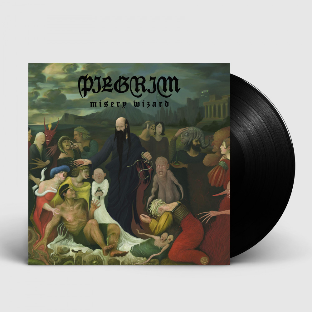 PILGRIM · Misery Wizard | BLACK DLP (Doom Metal Vinyl)