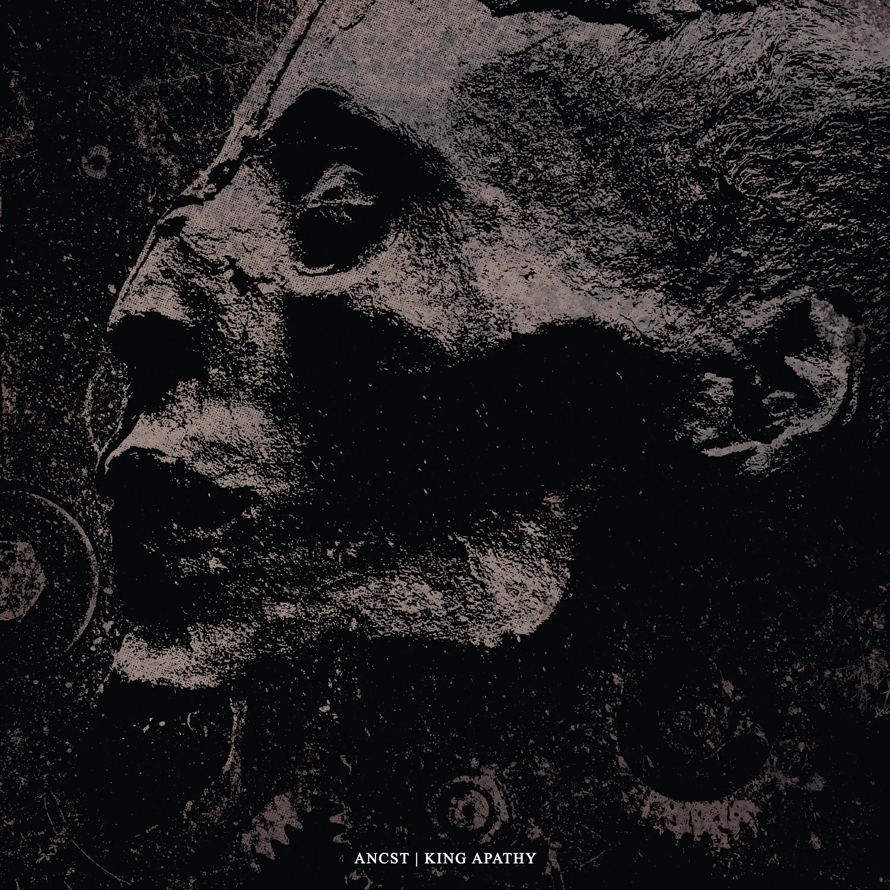 ANCST / KING APATHY · Split | WHITE LP (Black Metal Vinyl) · Bild 2
