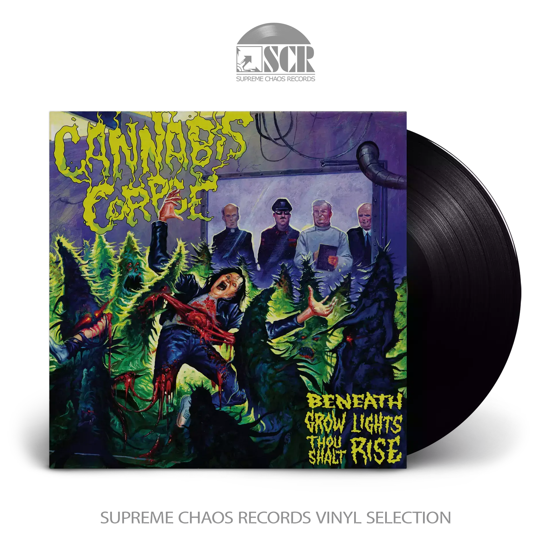 CANNABIS CORPSE · Beneath Grow Lights Thou Shalt Rise | BLACK LP (Death Metal Vinyl)