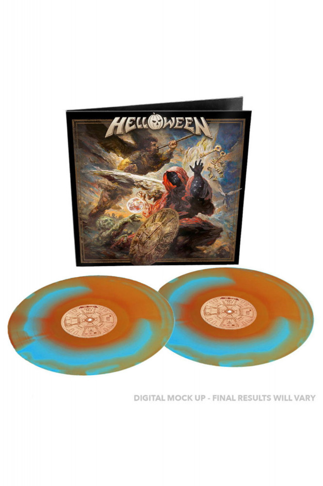HELLOWEEN · Helloween | LIGHT BLUE/IORANGE INKSPOT DLP (Heavy Metal Vinyl)