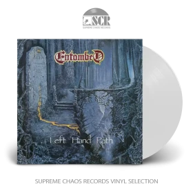 ENTOMBED · Left Hand Path | WHITE LP (Death Metal/Swedish Death Metal Vinyl)