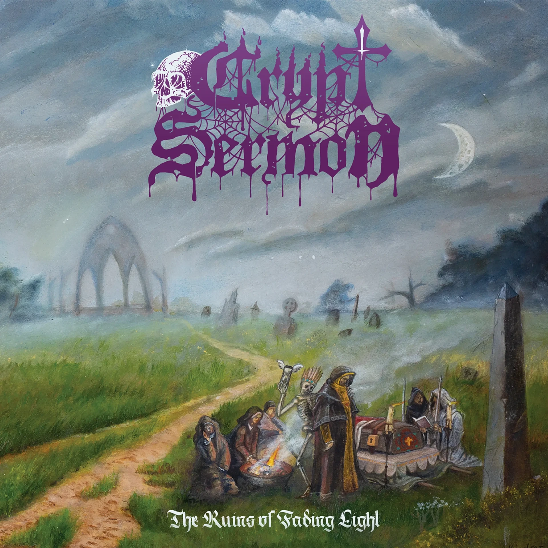 CRYPT SERMON - The Ruins of Fading Light (Re-Release) [BLACK 2LP] (Doom Metal Vinyl) · Bild 1