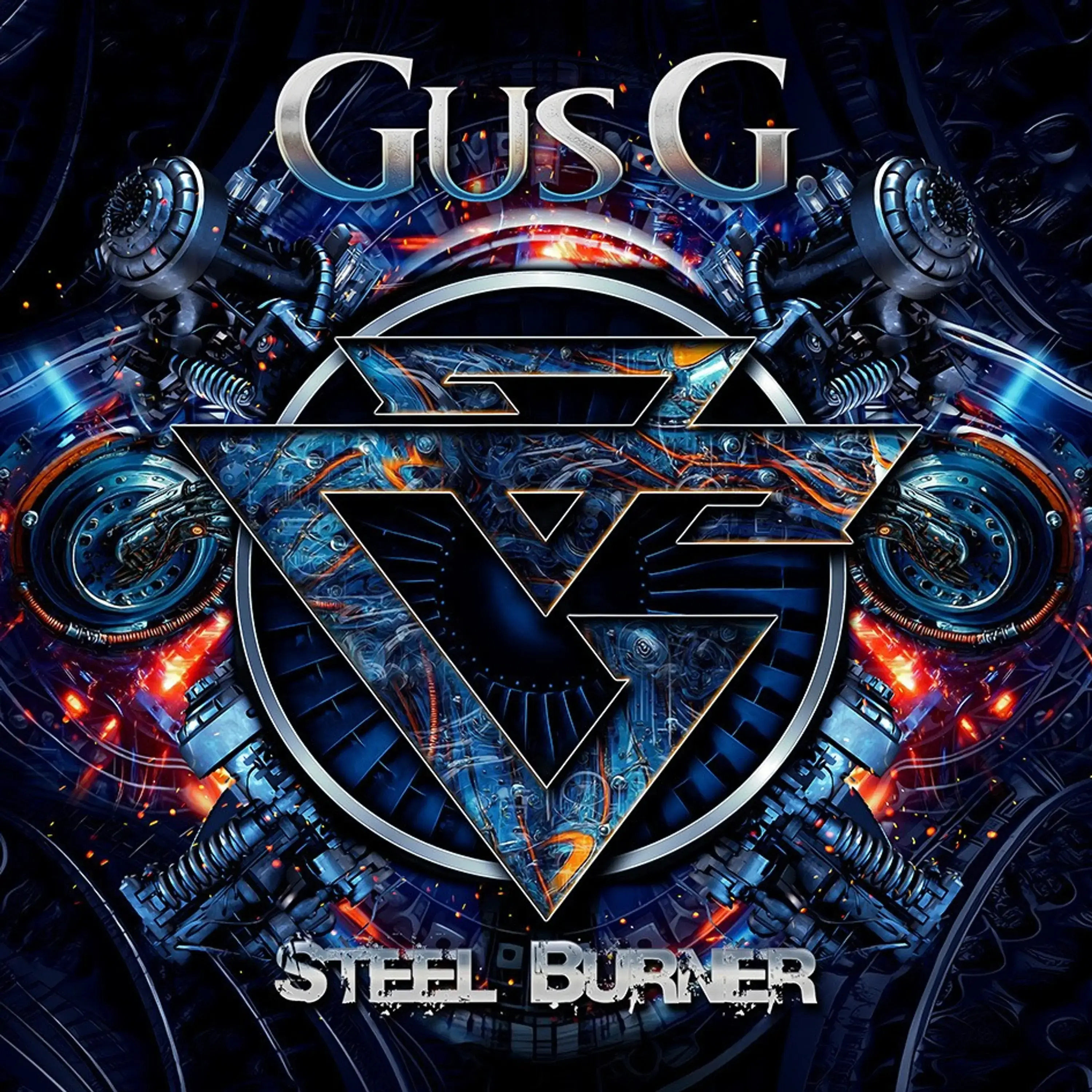 GUS G. · Steel Burner | BLUE LP (Heavy Metal/Hard Rock Vinyl) · Bild 1