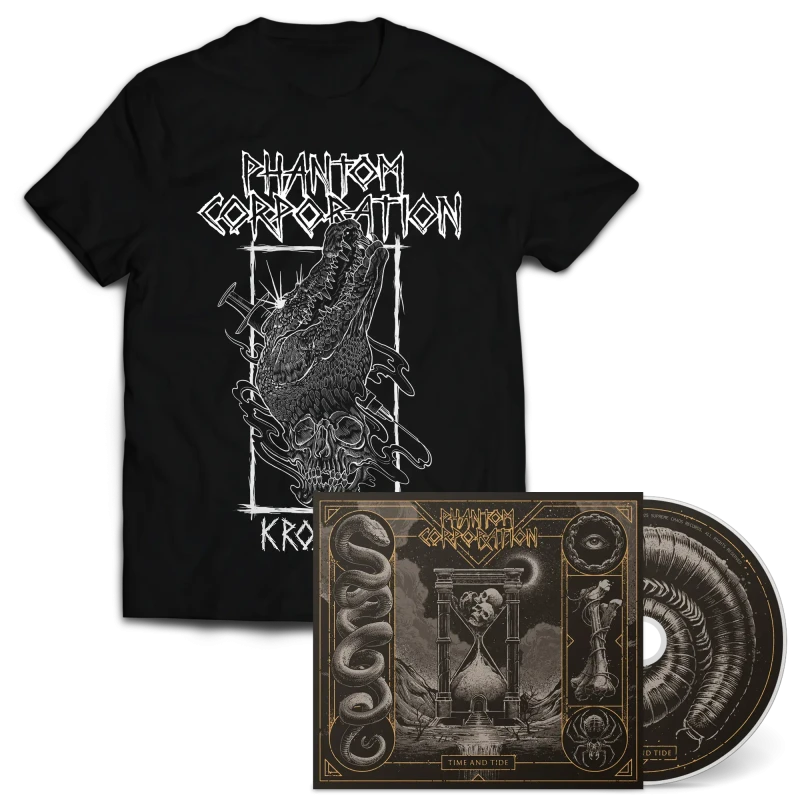 Phantom Corporation · Time And Tide | Digipak T-SHIRT Bundle
