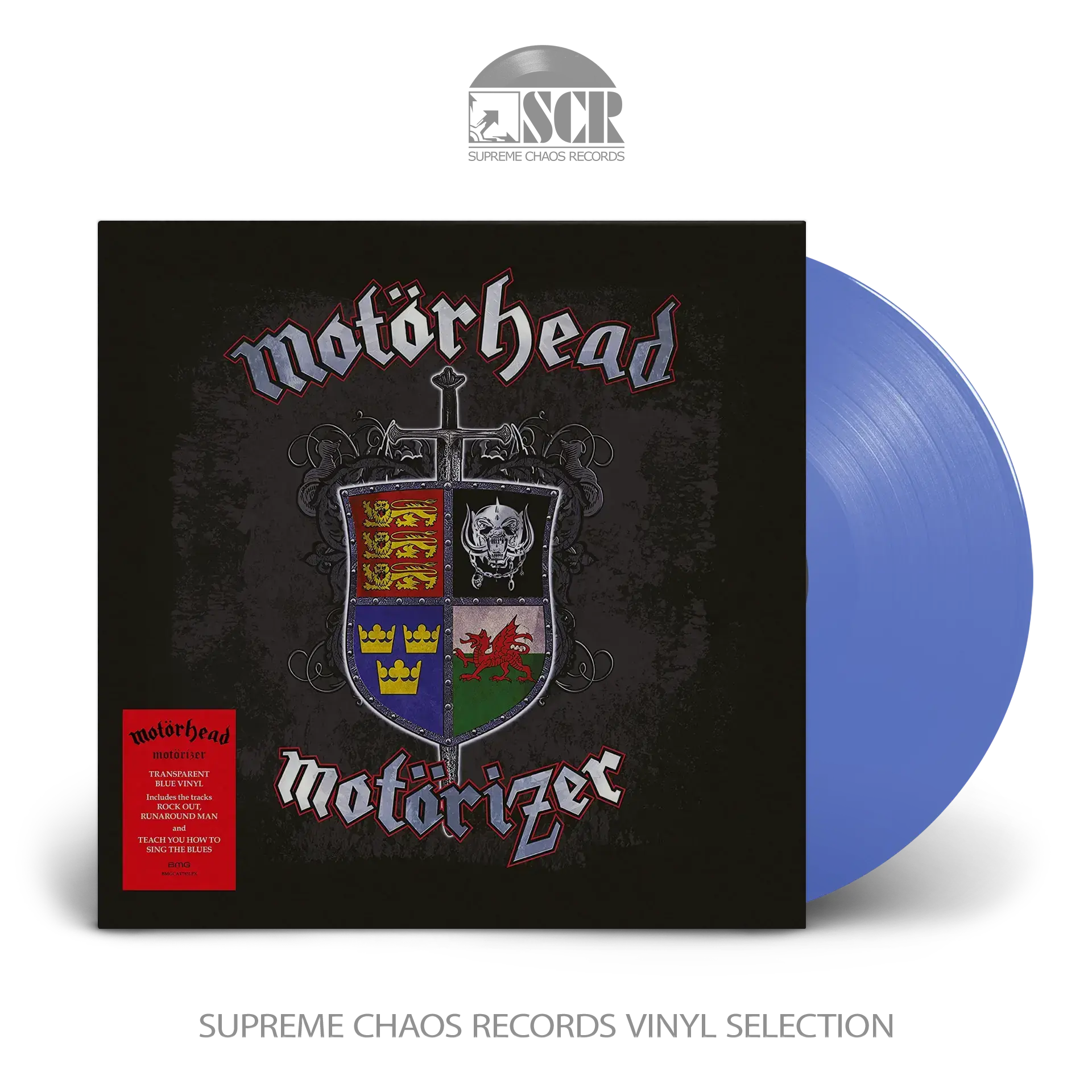 MOTÖRHEAD - Motörizer · TRANSPARENT BLUE LP MOTÖRHEAD - Motörizer · TRANSPARENT BLUE LP (Heavy Metal Vinyl)