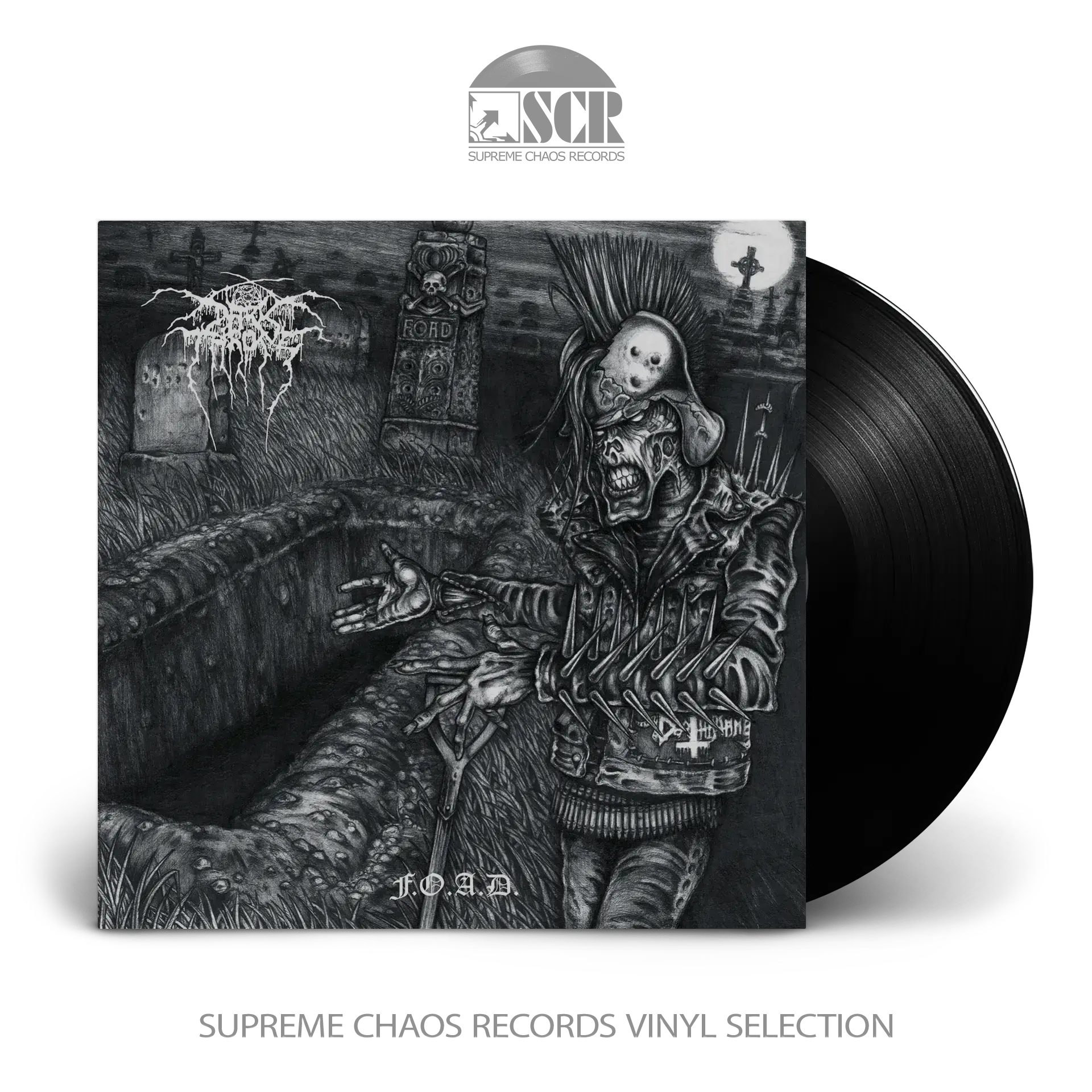 DARKTHRONE · F.O.A.D. | BLACK LP (Black Metal Vinyl)