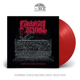 CARNAL TOMB · Osseous Sarcophagus | TRANSPARENT RED 10" LP (Death Metal Vinyl)