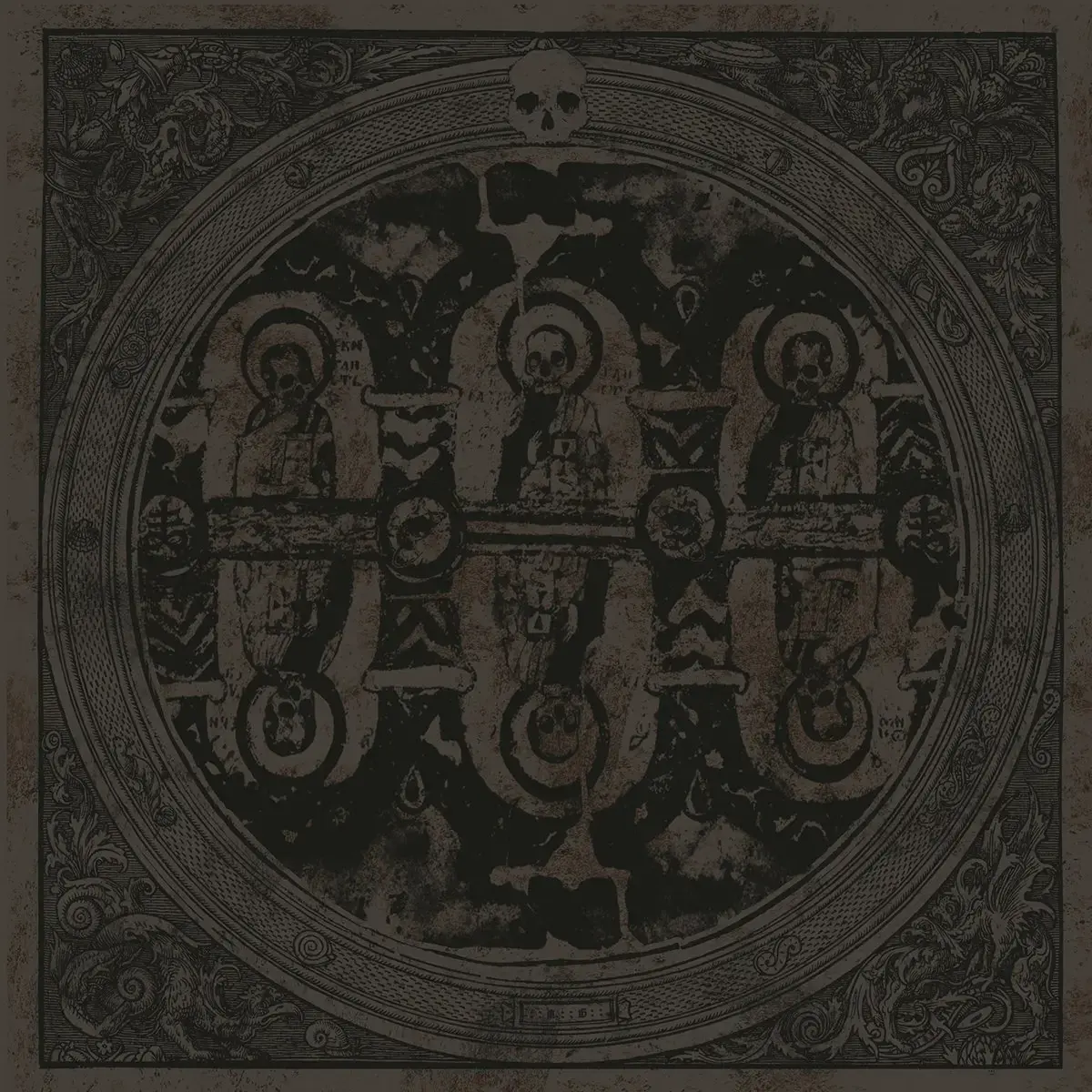 ISVIND / THE STONE · Necrotic God | BLACK 7" EP (Black Metal Vinyl) · Bild 1