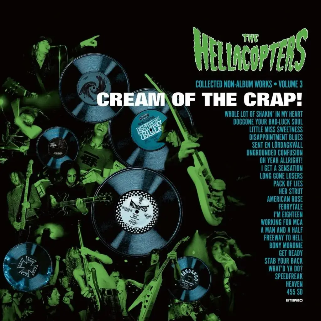 THE HELLACOPTERS · Cream Of The Crap! Collected Non-Album Works Vol.3 (Re-Release) | BLACK 2LP (Hard Rock Vinyl) · Bild 1