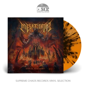 MESSTICATOR · Total Mastery | ORANGE/BLACK SPLATTER LP (Death Metal/Thrash Metal Vinyl)