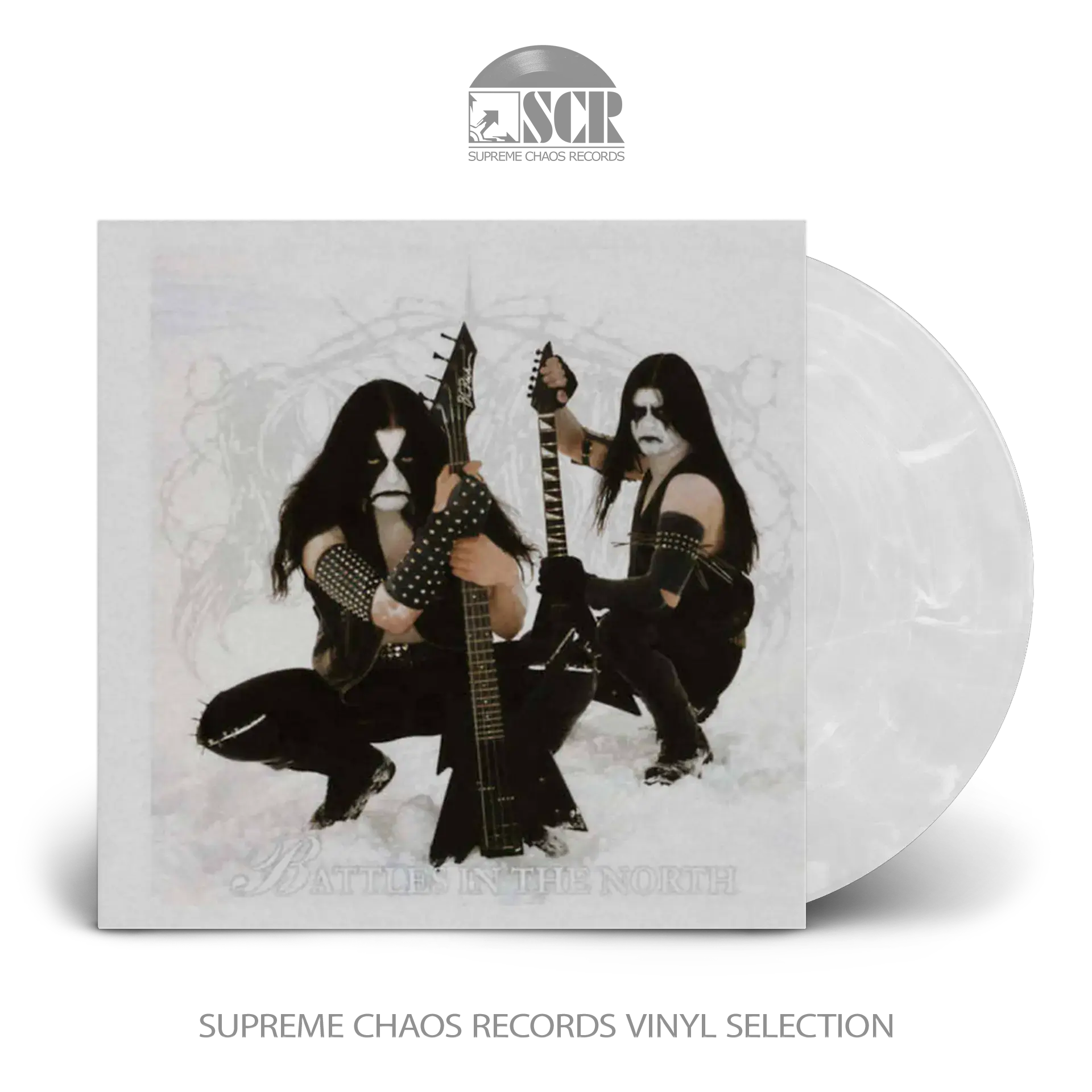 IMMORTAL - Battles in the North [WHITE/CLEAR GALAXY LP] (Black Metal Vinyl)