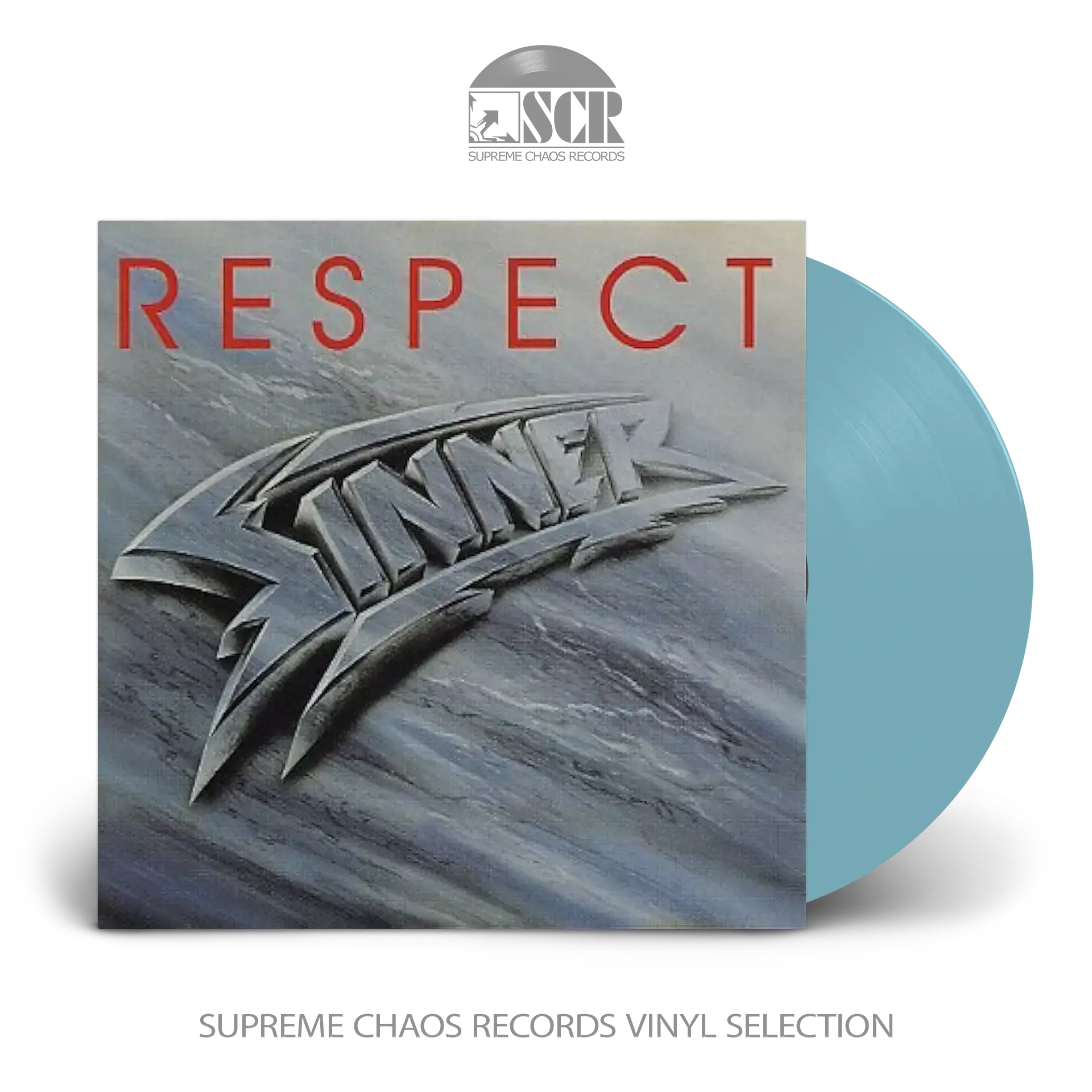 SINNER · Respect | LIGHT BLUE LP (Heavy Metal Vinyl)