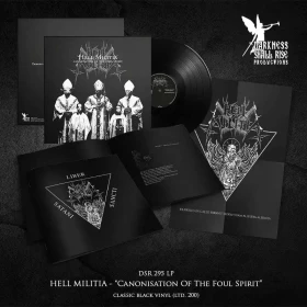 HELL MILITIA · Canonisation Of The Foul Spirit | BLACK LP (Black Metal Vinyl) · Bild 2