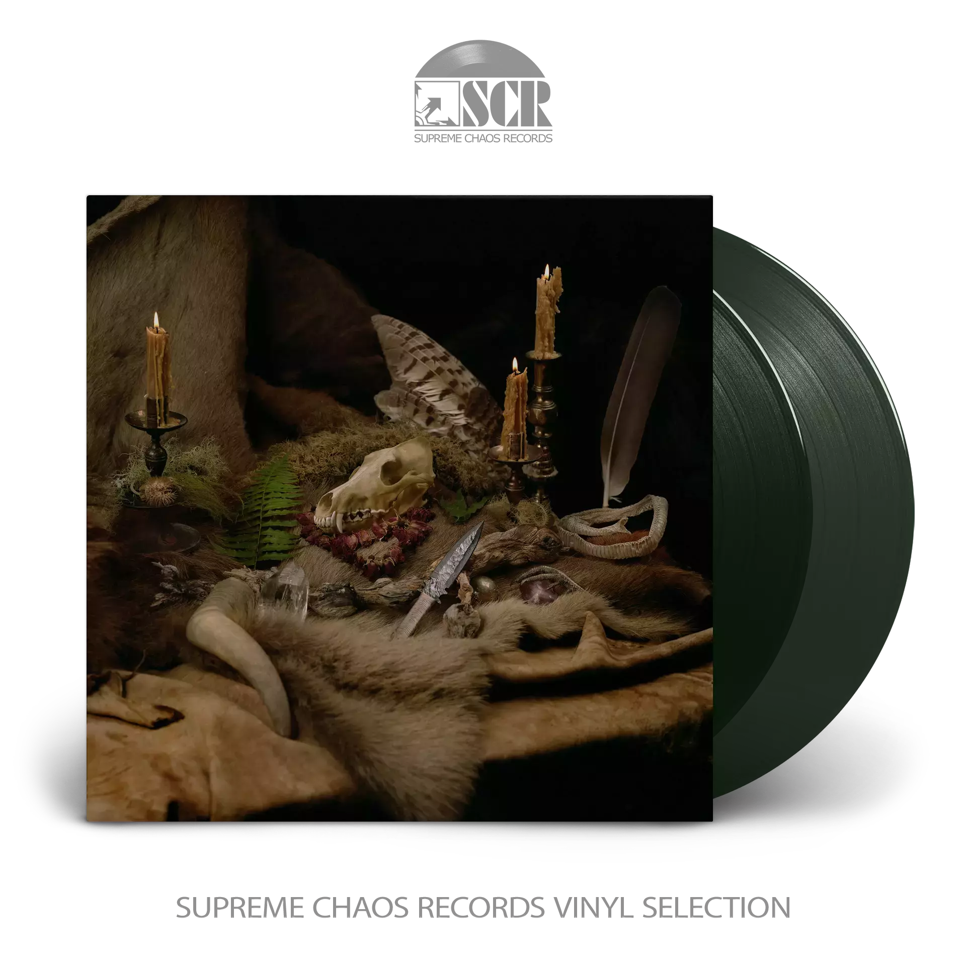 WOLVES IN THE THRONE ROOM · Primordial Arcana (B-Stock) | MOSS GREEN 2LP (Black Metal Vinyl)