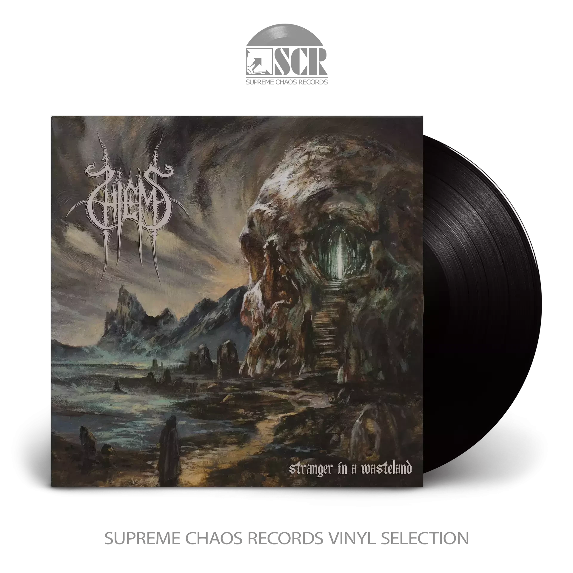 HIEMS · Stranger In A Wasteland | BLACK LP (Black Metal Vinyl)