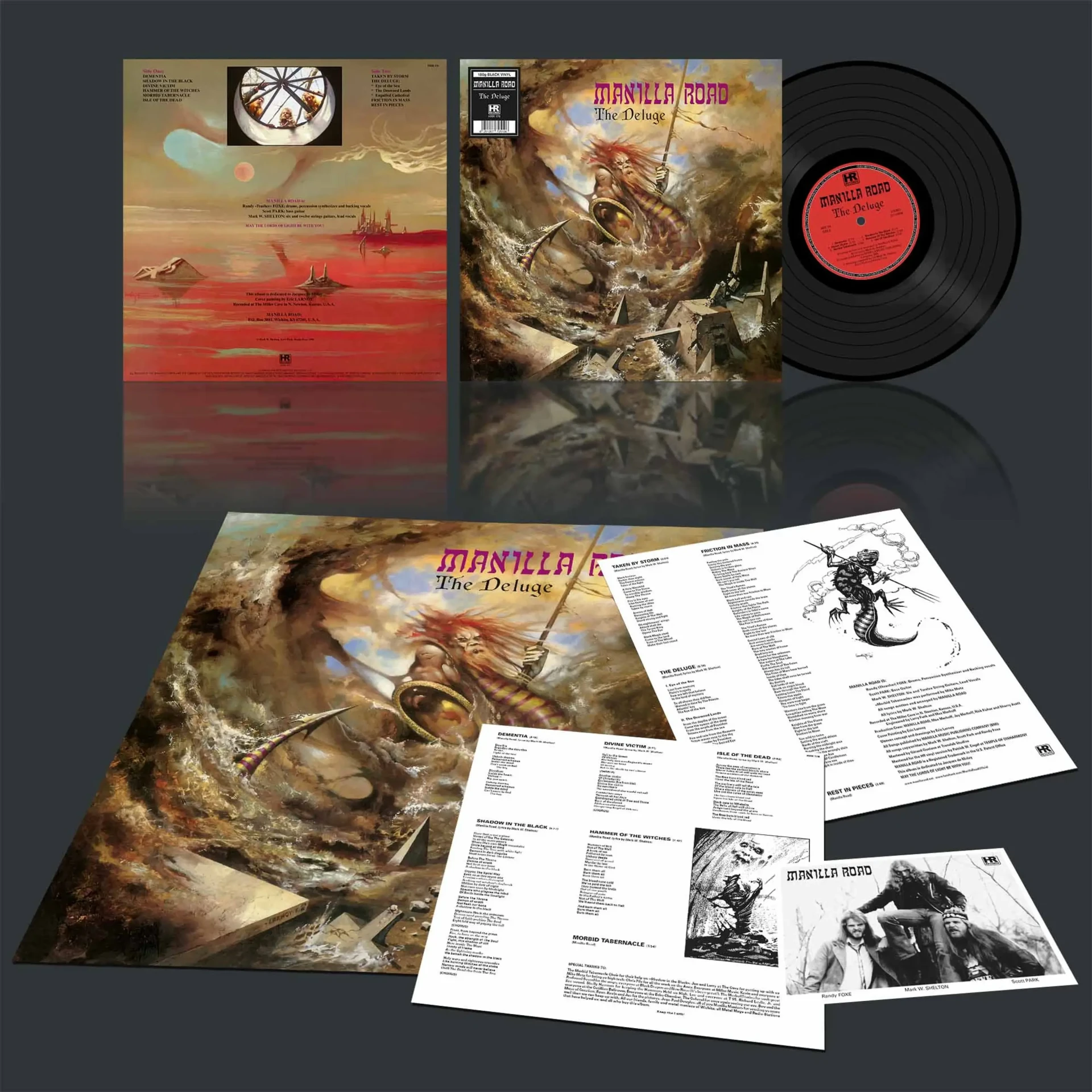 MANILLA ROAD · The Deluge (2026) | BLACK LP (Heavy Metal Vinyl) · Bild 2