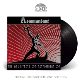 KOMMANDANT · The Architects Of Extermination | BLACK LP (Black Metal Vinyl)