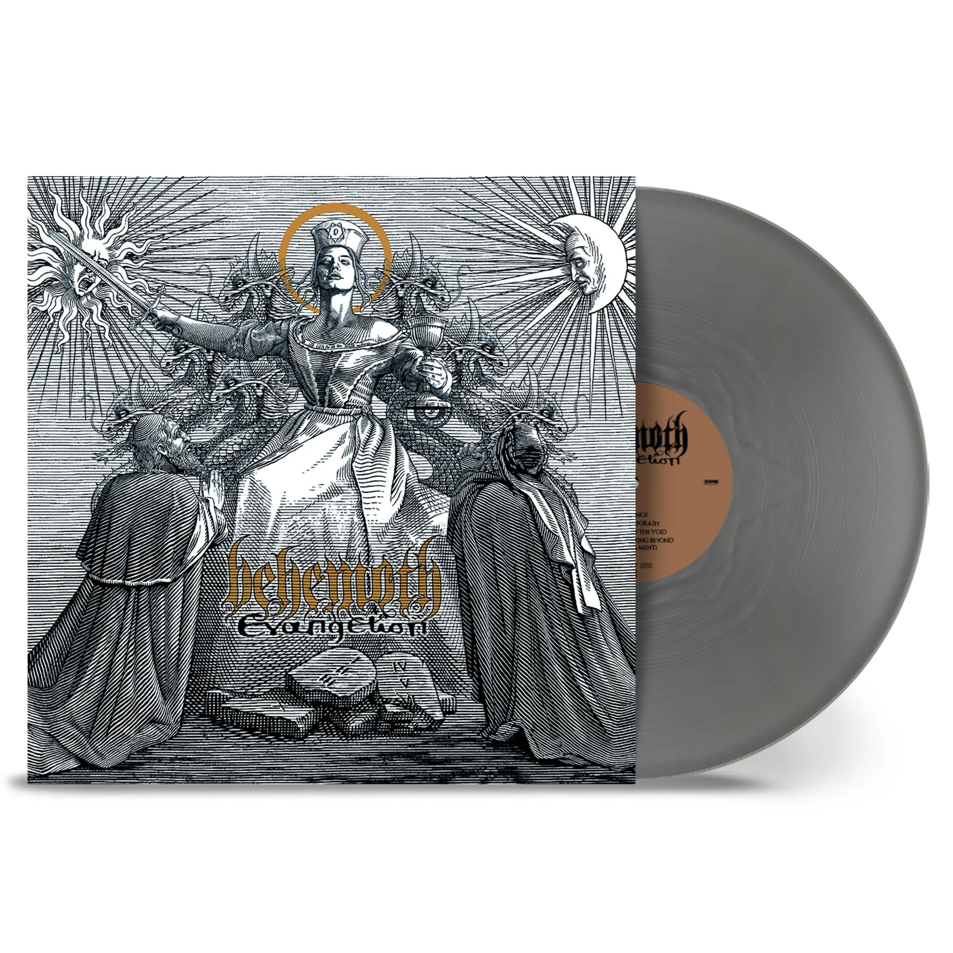 BEHEMOTH · Evangelion | SILVER LP (Black Metal Vinyl)