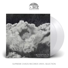 40 WATT SUN · Wider Than The Sky | CRYSTAL CLEAR 2LP (Doom Metal Vinyl)
