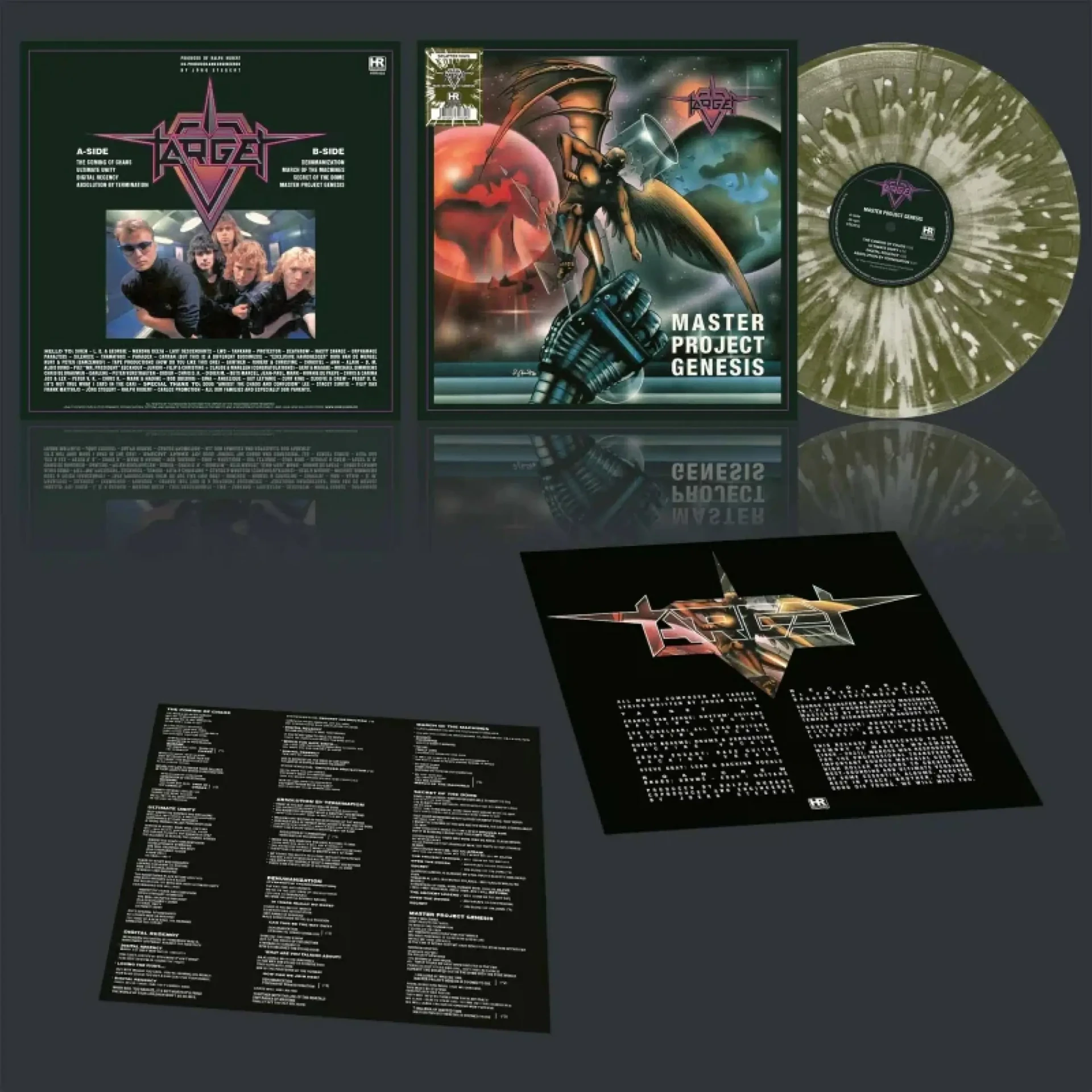 TARGET · Master Project Genesis | SPLATTER LP (Thrash Metal Vinyl)