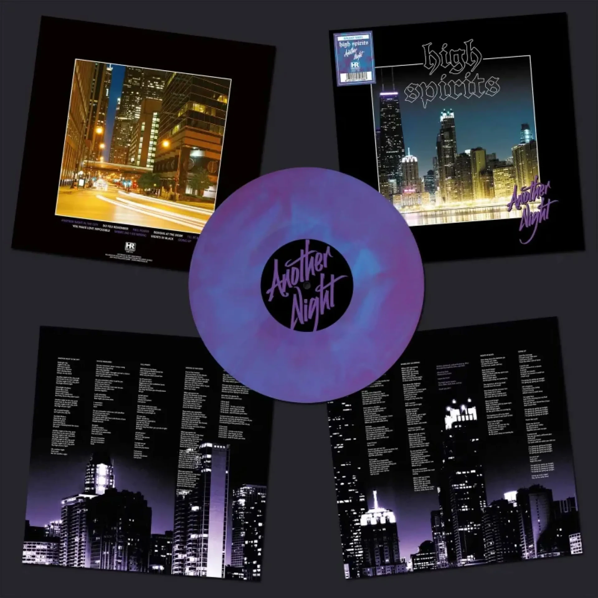 HIGH SPIRITS - Another Night · GALAXY LP (Heavy Metal Vinyl)